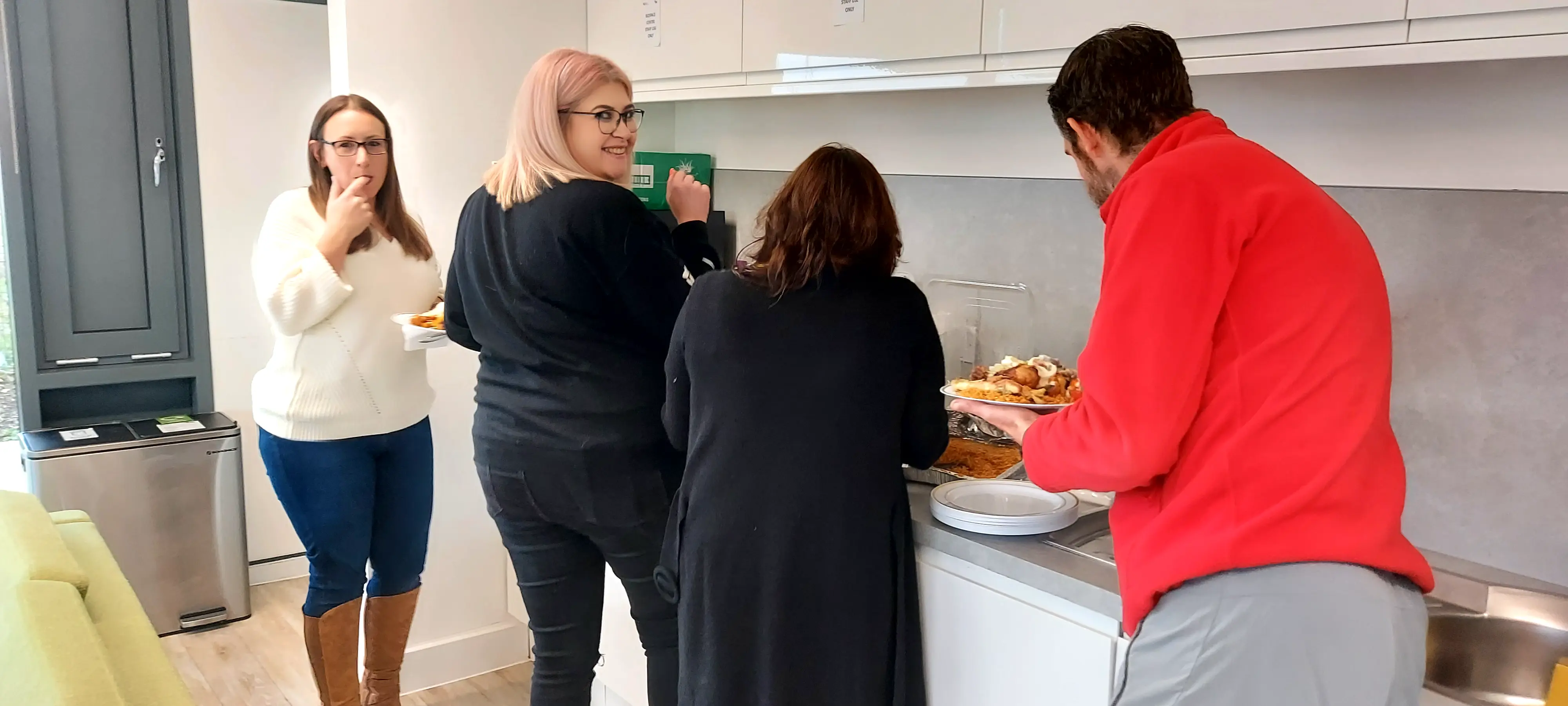 Community food gathering event
