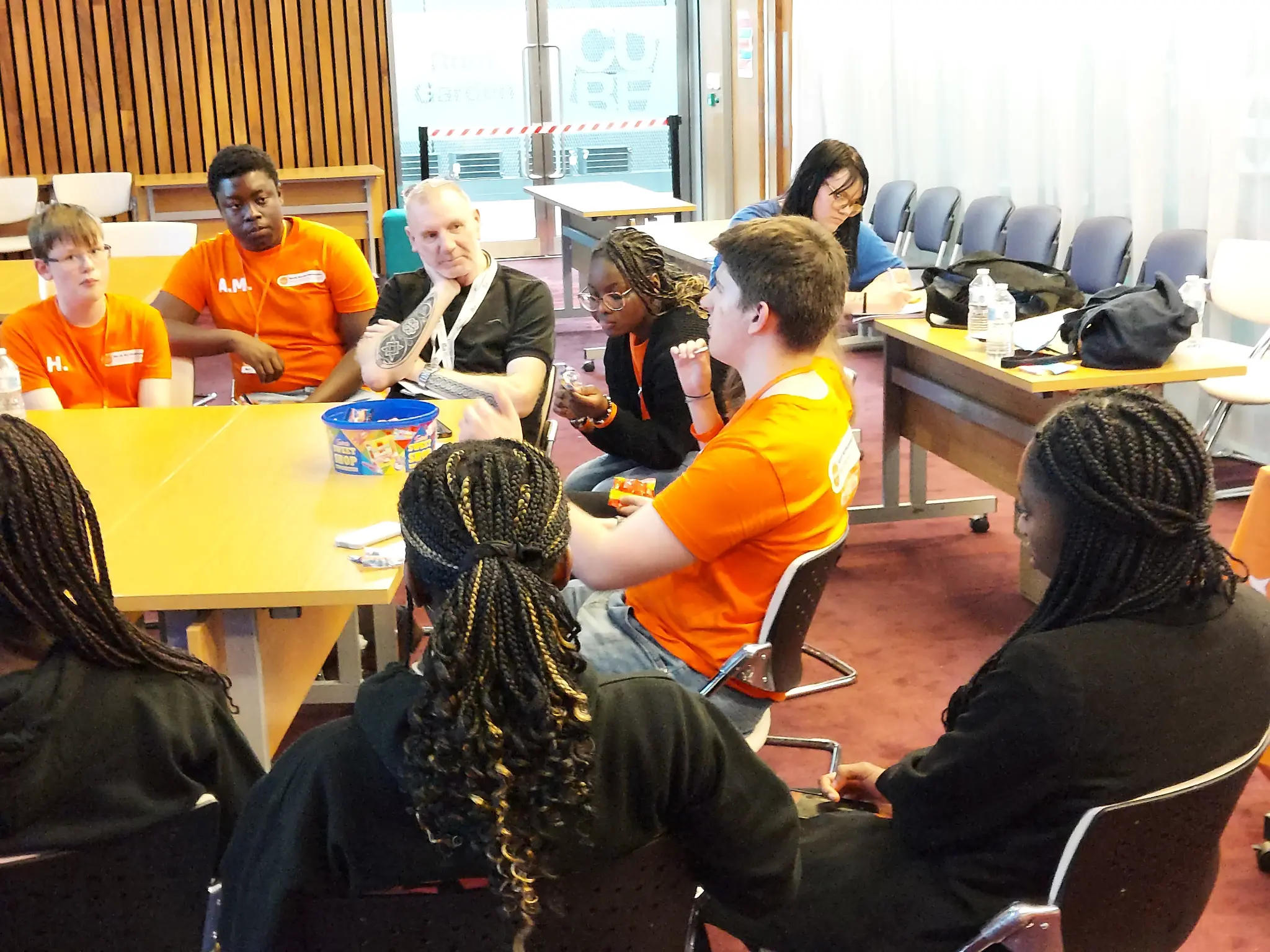 Youth ambassadors group session