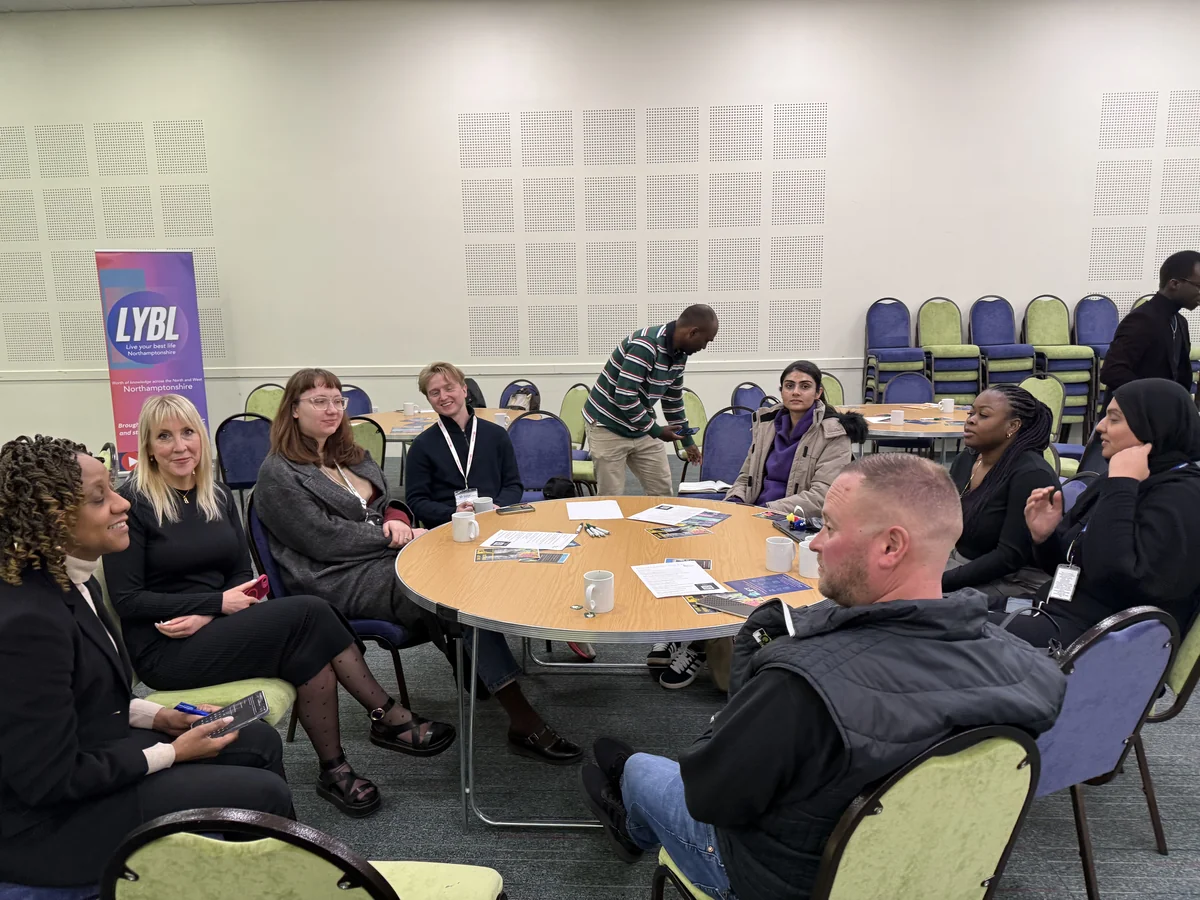 Group discussion at BAK UP eVoucher launch